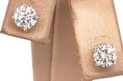 1.15CARAT DIAMOND STUDS CRAFTED IN 14K YELLOW GOLD