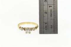 14K Yellow Gold 1940's Diamond Classic Promise Engagement Ring