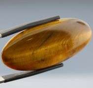 Full body shimmer! 49.27ct Golden Tiger Eye cabochon