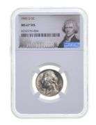 MS67 5FS 1945-D Jefferson Nickel - Graded NGC