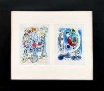 Marc Chagall Framed Collage
