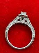 CERTIFIED 14K WHITE GOLD AND DIAMOND WEDDING SET