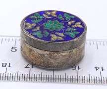 Vintage 925 Sterling Silver Lot of 3 Trinket Boxes