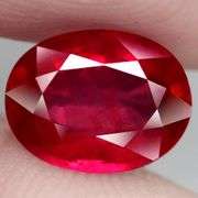 Glistening 3.32ct blood red Ruby