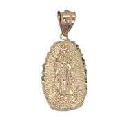 14K YELLOW GOLD MIRACULOUS MEDALLION WITH CHAIN