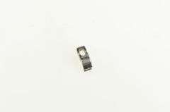 14K White Gold Diamond Wavy Curvy Simple Statement Pendant