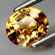 Very rich 1.14ct VS golden yellow Sapphire