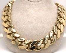 71.6 GRAMS! MIAMI CUBAN LINK CHAIN WITH CUBIC ZIRCONIA STONES