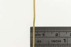 14K Yellow Gold 1.0mm Snake Link Classic Round Chain Necklace