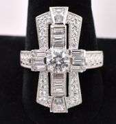 CZ Ring In Sterling Silver