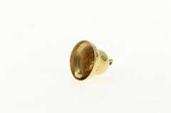 14K Yellow Gold 3D Articulated Vintage Wedding Bell Charm/Pendant