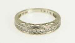 10K White Gold 0.20 Ctw Diamond Mom Mother's Day Band Ring