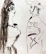 Picasso Matted Art Print
