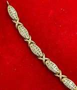 CERTIFIED 14K YELLOW GOLD DIAMOND BRACELET
