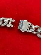CERTIFIED BRAND NEW 14K WHITE GOLD AND DIAMOND CUBAN LINK BRACELET. 4.75 CARAT