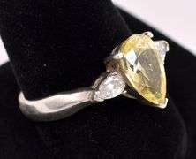 CZ Ring In Sterling Silver