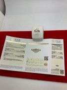 CERTIFIED NEVER WORN LADIES 14K WHITE GOLD AND DIAMOND RING