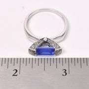 Purple Spinel Ring In Sterling Silver