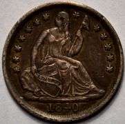 1840 Seated Liberty Half Dime