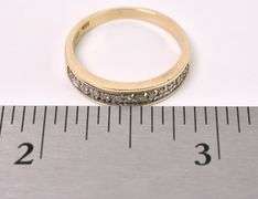 Classy Diamond Band Ring IN 14K Yellow Gold