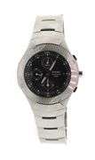 Seiko SND075 Mens Watch Stainless Steel Chronograph Black Dial