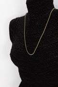 22k Yellow Gold Plated Sterling Silver Italian Ball Bead Chain 2.2mm 925 Italy New Dog Tag Necklace 18"