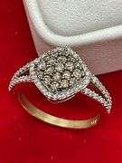 CERTIFIED BRAND NEW 14K GOLD AND DIAMOND RING