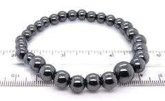 Set of Hematite Necklace Bracelet and Earrings