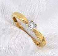 Sweet Princess Cut Diamond Ring