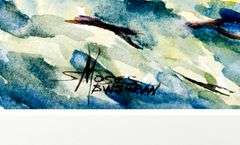 Sue Moses Matted Original Watercolor