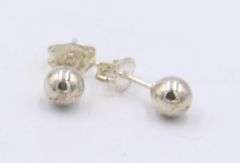Set of Hoop Earrings, 5mm Stud and Band