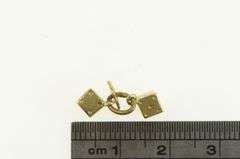 14K Yellow Gold 3D Dice Gamble Las Vegas Lucky Good Luck Charm/Pendant