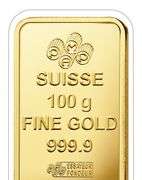 100.00 GRAM GOLD BAR! (999.9 Pure Gold)