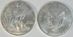 Superb Gem BU Roll of 20 2017 $1 American Silver Eagle coins