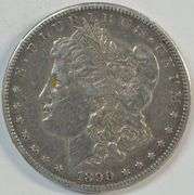 Sharp key date 1890-CC Morgan Silver Dollar