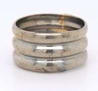 925 Sterling Silver & 10kt Citrine Cab Ring