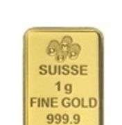 1.0 Gram Gold Bar (999.9 Pure Gold)