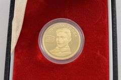 2006 Bank Of Serbia 10,000 Dinars 1/4 Oz Gold Tesla Commemorative
