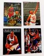 4 Basketball Cards - Barkley & Pippen