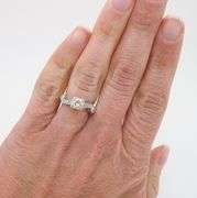 Vintage Diamond Ring Made in 14k White Gold