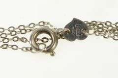 18K White Gold 1.0mm Cable Link Vintage Simple Chain Necklace