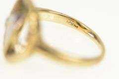 14K Yellow Gold Enamel Order of the Eastern Star Insignia Ring