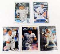5 Derek Jeter Baseball Cards