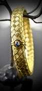 Elegant Italian-Made 18K  Woven Bangle