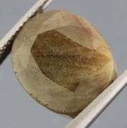 UNTREATED! Shimmering 17.65ct earth toned faceted Sapphire