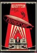 Led Zeppelin Autographed Facsimile Signed Poster 24x36