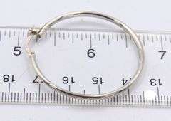 Set of Hoop Earrings, 5mm Stud and Band
