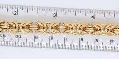Majestic 18kt Fancy Woven Link Bracelet