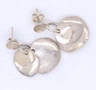 Vintage Sterling Silver Silpada Triple Layered Earrings