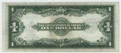 Crisp AU Series of 1923 Large Size $1 Silver Certificate note